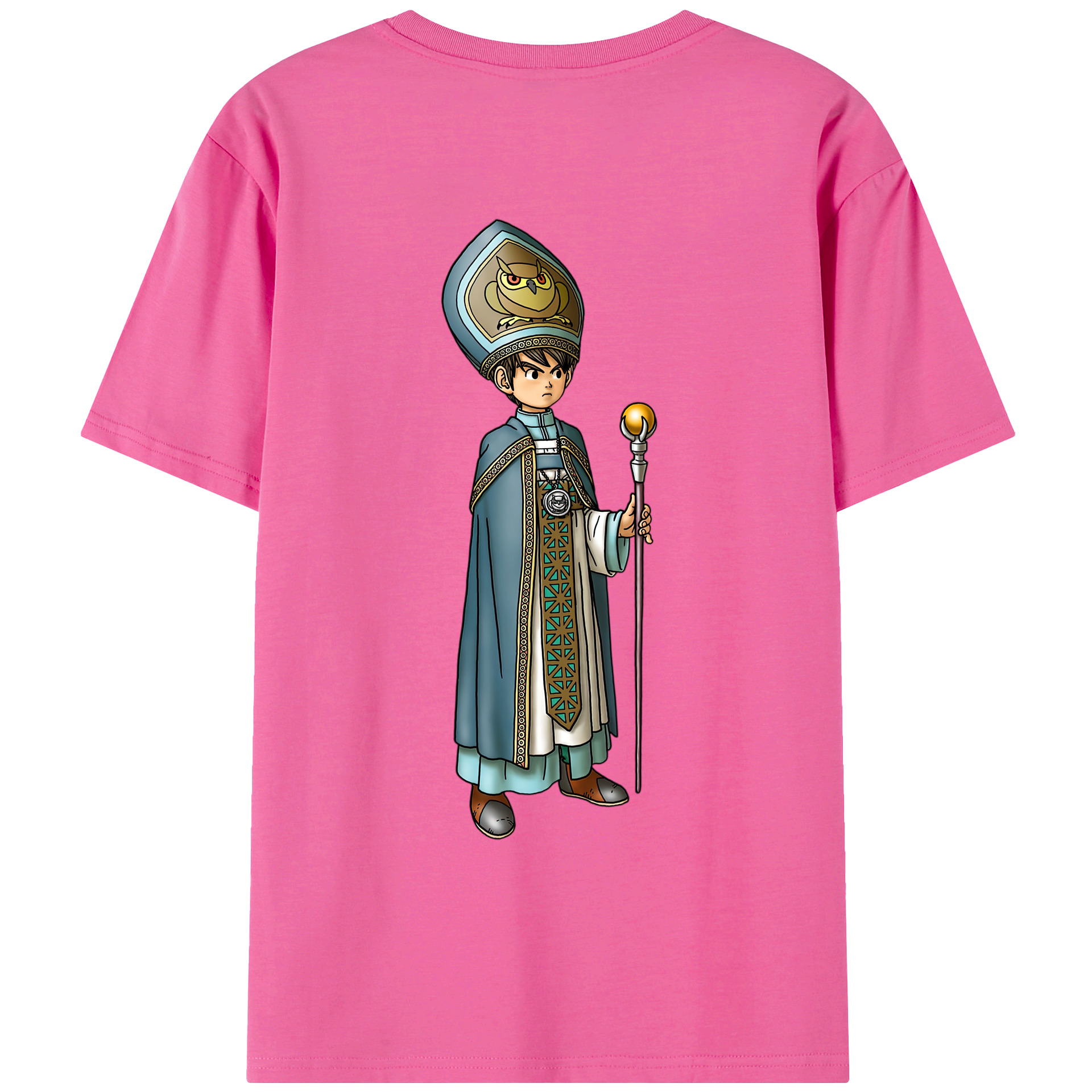 （画像用） ドラゴンクエスト Doragon Kuesuto Dragon Quest レディース半袖Tシャツ(バックプリント)
